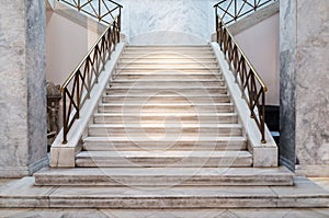 Marble stairs indoors