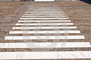 Marble stairs in the mosque