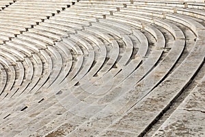 Marble stairs of panathenaic stadium