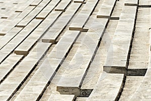 Marble stairs of panathenaic stadium