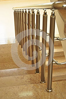 Marble stairs and railings