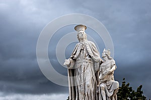 Marble statue of Andrea Memmo - Prato della Valle Padua Italy