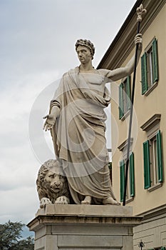 Marble statue of Arezzo