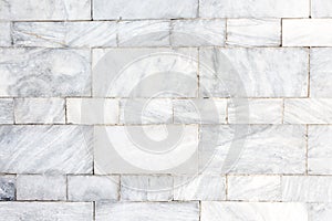 Marble stone wall