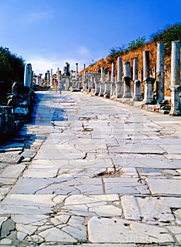 Marble Street in Ephesus, Turkey