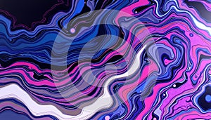 Marble swirl abstract texture, colorful pattern and fluid art design, Stock Photo, Generative AI