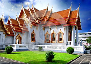 The Marble Temple Bangkok Thailand photo