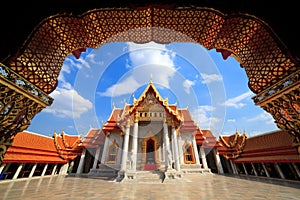 The Marble Temple, Bangkok, Thailand photo