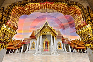 Marble Temple of Bangkok photo