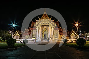 The Marble Temple, Bangkok, Thailand photo