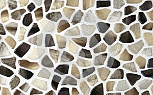 Marble textures, mosaic tiles collage