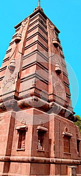 Marble Tibetan temple of Buddha at Varanasi Sarnath