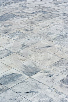 Marble tiled