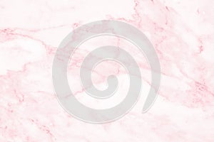 Marble wall surface pink background pattern graphic abstract light elegant white .