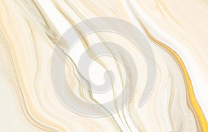 Marble wall white surface yellow pattern brown graphic Illustration background.