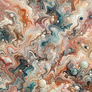 Marble wavy multicolored wild stone texture