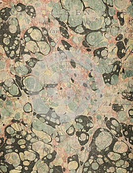 Marbled antique book end paper texture