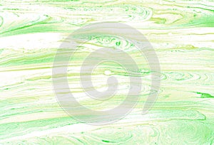 Marbled blue, green and gold abstract background. Liquid marble pattern. Effect, natural.