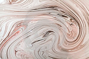 Marbled paper technique