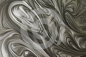 Marbled paper technique. Paint, marbleized.
