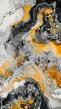 Marbleized Connections: A Vibrant Still Frame of Abstract Entert