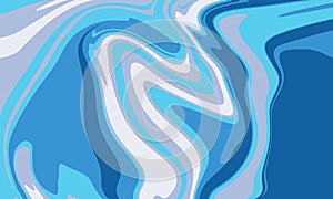 Marbling. Marble texture. Paint splash. fluid design. Abstract colored background. blue, white and grey colored texture. Raster