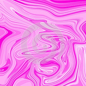 Marbling. Marble texture. Paint splash. fluid design. Abstract colored background. pink and white colored texture. Raster