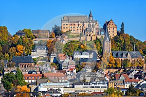 Marburg historical medieval Old Town, Germany