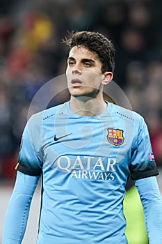 Marc Bartra during the UEFA Champions League game between Bayer