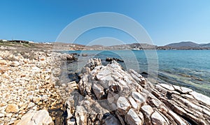 Marcello beach - Cyclades island - Aegean sea - Paroikia Pariki