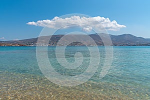 Marcello beach - Cyclades island - Aegean sea - Paroikia Pariki