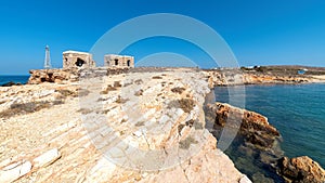 Marcello beach - Cyclades island - Aegean sea - Paroikia (Parikia) Paros - Greece