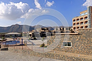 March 17 2022 - Sayq, Oman: Sama Al Akhdar Hotel and Mountain Resort