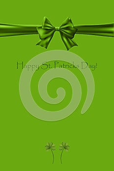 March 17 St. Patrick\'s Day concept, background, top view