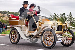 MARCH 2018: Alcyon Type C, 60 Th edition international vintage car rallye Barcelona Sitges