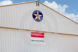 March Field sign and aircraft insignia