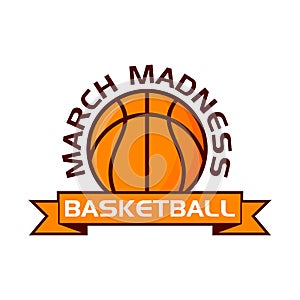 March Madness basketball sport design
