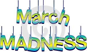 March Madness Hanging Sign photo