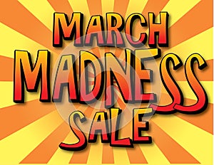 March Madness Sale Poster Banner