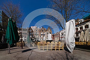 March 20, 2020, the Netherlands, Holland, Amsterdam - the almost empty capital suffering from the Covid-19 pandemy