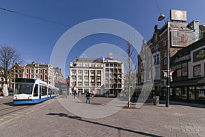 March 20, 2020, the Netherlands, Holland, Amsterdam - the almost empty capital suffering from the Covid-19 pandemy