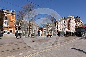 March 20, 2020, the Netherlands, Holland, Amsterdam - the almost empty capital suffering from the Covid-19 pandemy