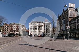 March 20, 2020, the Netherlands, Holland, Amsterdam - the almost empty capital suffering from the Covid-19 pandemy