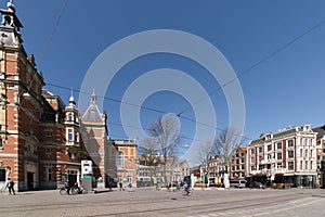 March 20, 2020, the Netherlands, Holland, Amsterdam - the almost empty capital suffering from the Covid-19 pandemy