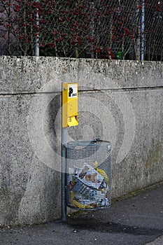 Dog Waste Bag Automate in Nyon, Switzerland