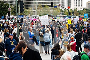 March for Our Lives movement`s march in Downtown Los Angeles