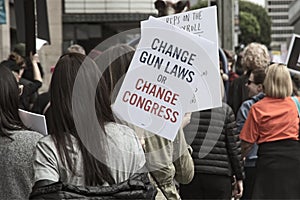 March for Our Lives movement`s march in Downtown Los Angeles