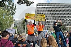 March for Our Lives movement`s march in Downtown Los Angeles