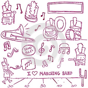 Marching Band Doodles