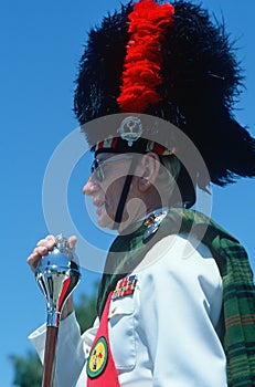 Marching band leader